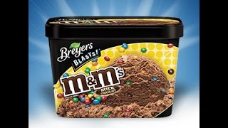 Breyers MampM Ice Cream Review [upl. by Elum]