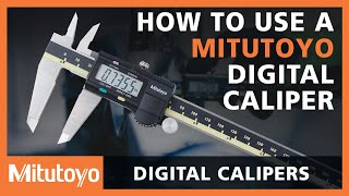 How To Use A Mitutoyo Digital Caliper [upl. by Nikkie]