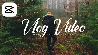 Create an Attractive VLOG Intro in CAPCUT  Capcut Tutorial  R Graphics [upl. by Eceinahs]