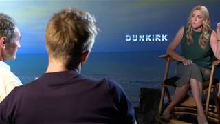 DUNKIRK cast interviews [upl. by Luke596]