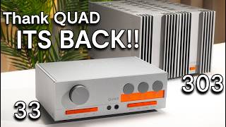 HIFI LEGEND is BACK and SMASHES IT in STYLE QUAD 33 amp 303 Amplifier [upl. by Jillian]