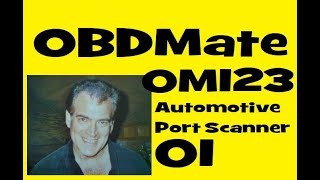 OBDMate OM123 Automotive Port Scanner Open Box and Manual Part 1 [upl. by Torbert]