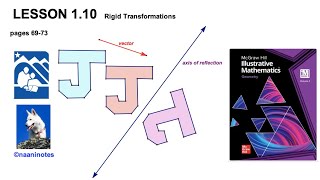 McGraw Hill Geometry Lesson 110 Rigid Transformations [upl. by Ferd]