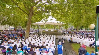 Messe de 10h à Lourdes du 15 août 2024  Solennité de lAssomption [upl. by Fawna600]