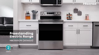 Hisense Freestanding Electric Range  Mo HBE3501CPS [upl. by Buyers]