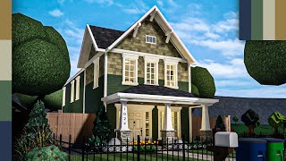 Bloxburg Realistic 2Story Starter House  Roblox Bloxburg  250k [upl. by Bard]