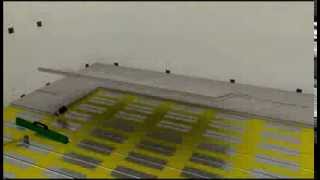 Install a sound proof under floor heating system with ScreedBoard in 1 minute [upl. by Ellevel]