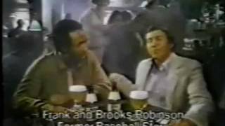 1980 Brooks Robinson Frank Robinson Miller Lite Commerial Baltimore Orioles [upl. by Rafe]