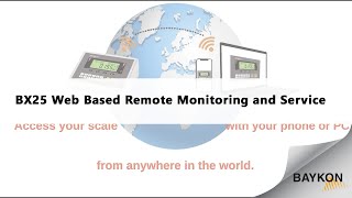 Baykon  BX25 Web Based Remote Monitoring and Service [upl. by Anivlek484]