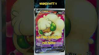 Whimsicott V from Brilliant Stars whimsicottv pokemon ポケカ [upl. by Nodarse]