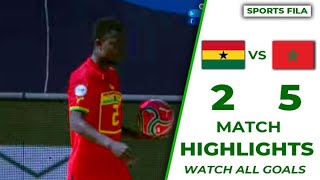 GHANA 25 MOROCCOMATCH HIGHLIGHTS amp ALL GOALSBEACH SOCCER AFCON [upl. by Eek801]