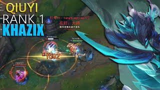 RANK 1 KHAZIX QIUYI GRAVES VS VIEGO [upl. by Pogah904]