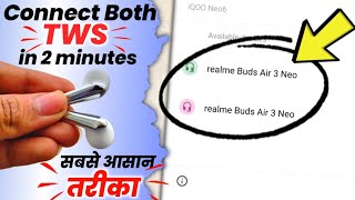 How To Connect Both Earbuds At The Same Time Only one earbuds connecting Reset TWS Earbuds 2024 [upl. by Eessej]