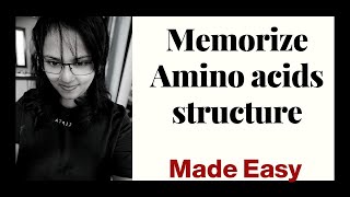 How to learn amino acids structure in easy ways  Memorize structure of amino acids [upl. by Annia418]