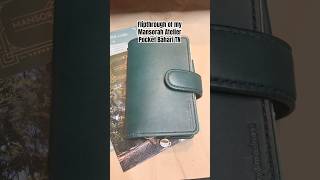 Flipthrough of my Mansorah Atelier Pocket TN Bahari [upl. by Bowne311]