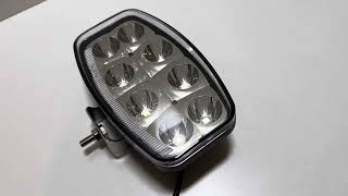 Lampa led dalekosiężna drogowa owalna z paskiem pozycyjnym SMILE homologacja 12v 24v L3413 [upl. by Seroled]