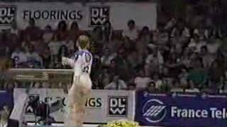 Simona Amanar  1995 European Cup EF  Floor Exercise [upl. by Alakim421]