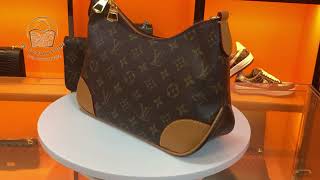 LOUIS VUITTON Boulogne Bag Zippy wallet RefM45832M60017 [upl. by Ecydnac]