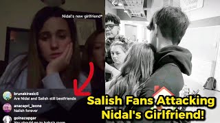 Nidal Wonders Girlfriend Goes Live After Salish Matters Fans Attacking Her 😱😨 [upl. by Marchak550]