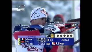 Biathlon World Cup 200506 Hochfilzen  Individual  Raphael Poirees win no 38 [upl. by Yevoc729]