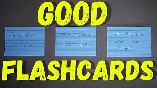 How to Make Effective Flashcards  Study Tips [upl. by Chura]