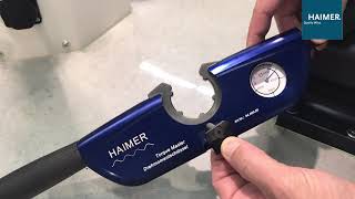 How to clamp ER Collet Chucks with HAIMER Torque Master and correct torque [upl. by Rezeile]