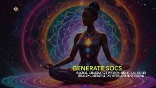 SACRAL CHAKRA ACTIVATION BINAURAL BEATS HEALING MEDITATION WITH AMBIENT SOUND [upl. by Adoc109]