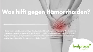 Was hilft gegen Hämorrhoiden [upl. by Folsom]