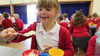 Monmouthshire County Council launch new school lunch menu [upl. by Hagep434]