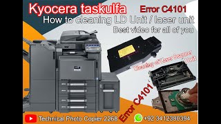 how to clear error code C4101 in Kyocera Taskalfa 3500350145004501550055016500650180008001 [upl. by Nnail233]