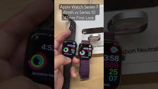 Apple Watch Series 7 vs Series 10 First Look Comparison applewatch applewatchseries10 series7 [upl. by Agnimod]