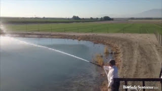 Agriculture Irrigation Pond Application with GreenCleanPRO [upl. by Piotr872]