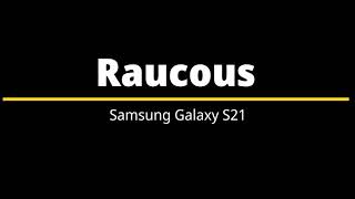 Raucous – Samsung Galaxy S21 Ringtone [upl. by Salomi699]