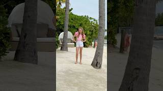 Nastya and APT dance in the Maldives [upl. by Lukey]