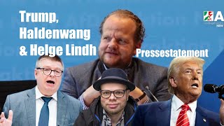 Trump Haldenwang Helge Lindh und der Staatsfunk  Pressekonferenz [upl. by Guinn550]