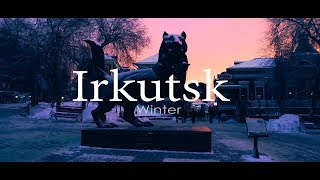 Зимний Иркутск  Winter in Irkutsk 4K [upl. by Hadihsar]