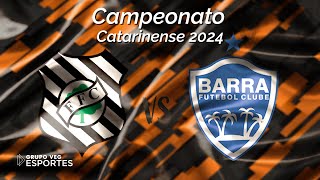 FIGUEIRENSE X BARRA  AO VIVO [upl. by Aeresed928]