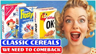 FAMOUS CEREALS that are now OBSOLETE [upl. by Nido34]