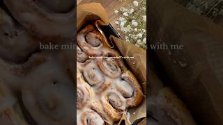 cinnamon rolls but make them mini🤎🧸🍂 fallbaking gilmoregirls autumnbaking cinnamonroll [upl. by Iadam]