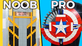 NOOB vs PRO LEGO Shields [upl. by Dorehs]