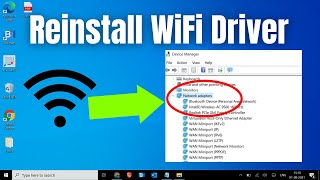 How to Reinstall a Wireless Network Adapter Driver in Windows 2022 [upl. by Sibeal]