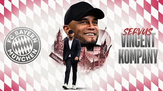 Die Vorstellung von Vincent Kompany als neuer Cheftrainer des FC Bayern [upl. by Marron]