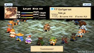 FFT  HOW TO Get Excalibur amp Ragnarok in Chapter 2 from Gafgarion [upl. by Natan562]