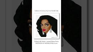 Celebrity Portraits by Pop Artist Michelle Vella 916 [upl. by Krongold905]