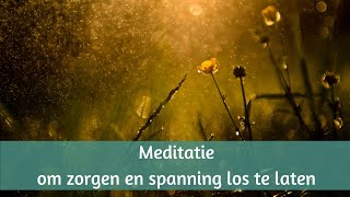 Meditatie om spanning en zorgen los te laten [upl. by Acsehcnarf]