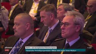 22 Europäischen Polizeikongress  Podiumsdiskussion am 200219 [upl. by Eemla]