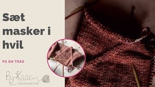 Sådan sætter du masker i hvil Top down Raglan sweater [upl. by Inesita]