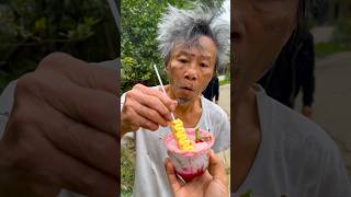 The kind old man ate chocolate ice cream with chili sauce watermelon ice cream eye candy [upl. by Harl90]