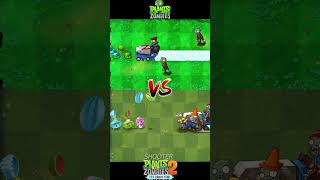 Pvz 2 Vs Pvz  Winter Melon Melon Pult Hypno Shroom Vs Zomboni zombie Team shorts [upl. by Maxie94]