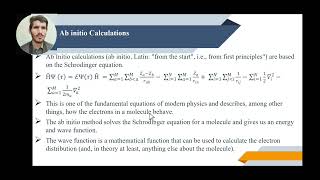 Ab initio Calculations and Modelling in Computational Chemistry [upl. by Ranice644]